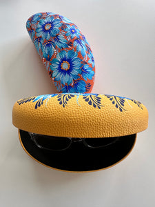 Cornflower Riot – Hand-Painted Eyeglass Case