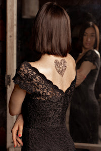 Ukrainian Heart Tattoo