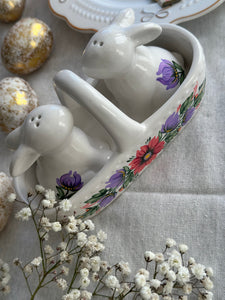 Easter Bunny Salt and Pepper Shakers