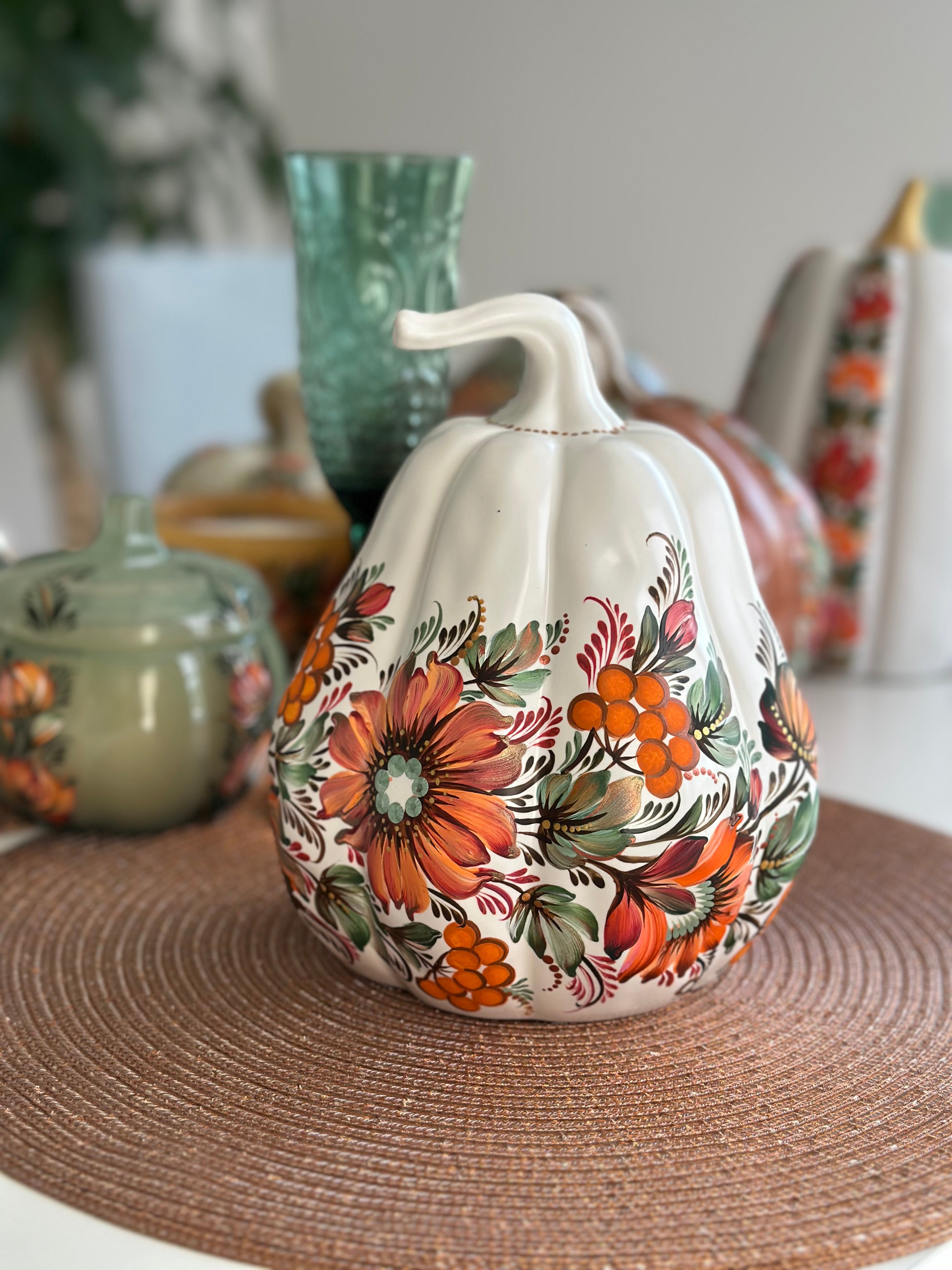 Harvest Bloom Pumpkin