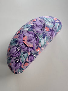 Lavender Garden – Hand-Painted Eyeglass Case