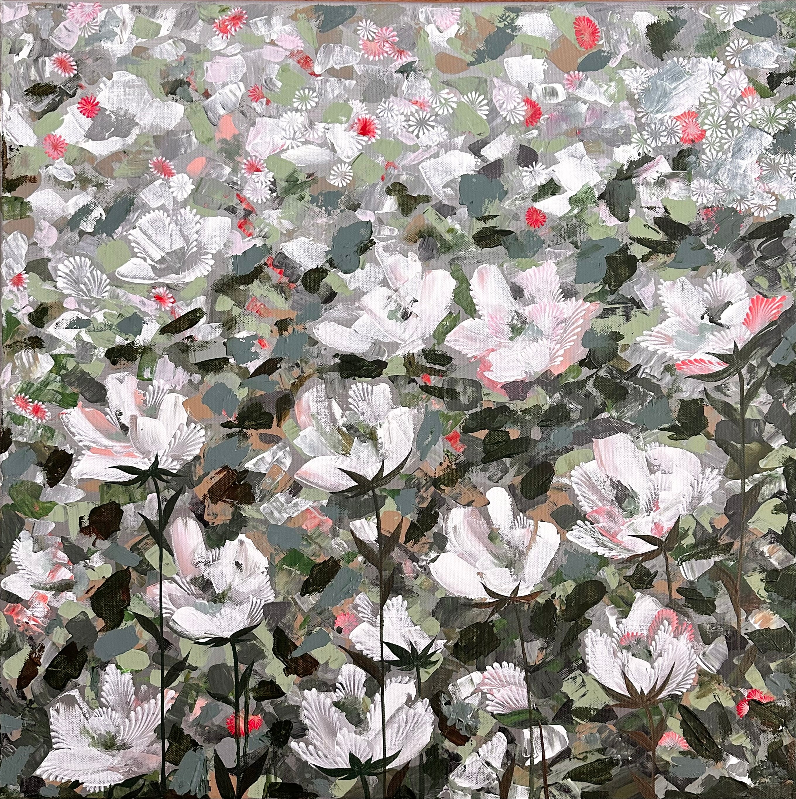 WHERE LIGHT MEETS BLOOM - 24 in x 24 in (61 cm x 61 cm)