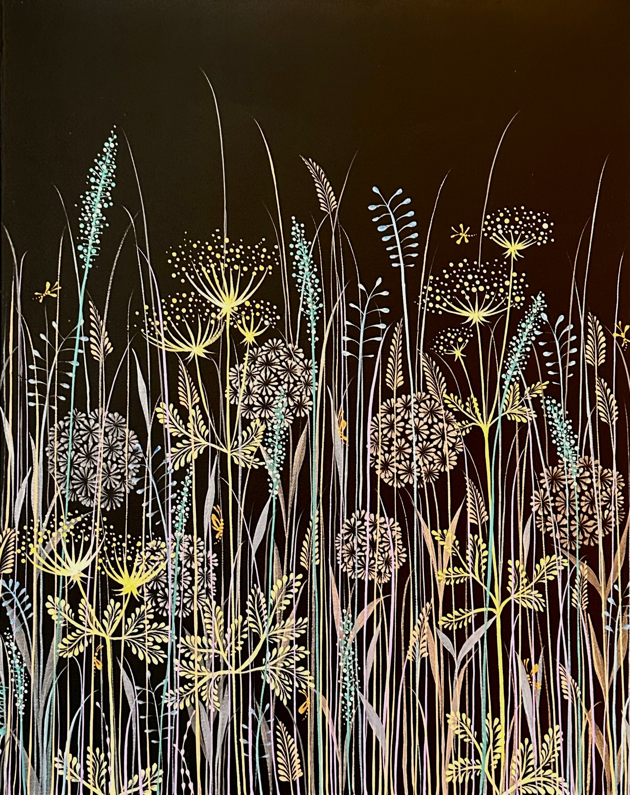 GLOWING GRASS - 16 in x 20 in (40.6 cm x 50.8 cm)