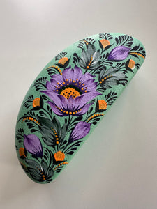 Wild Violet – Hand-Painted Eyeglass Case