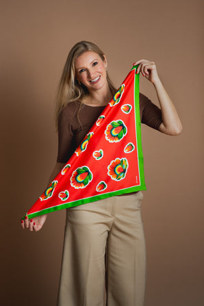 Summer Fiesta — Silk Scarf