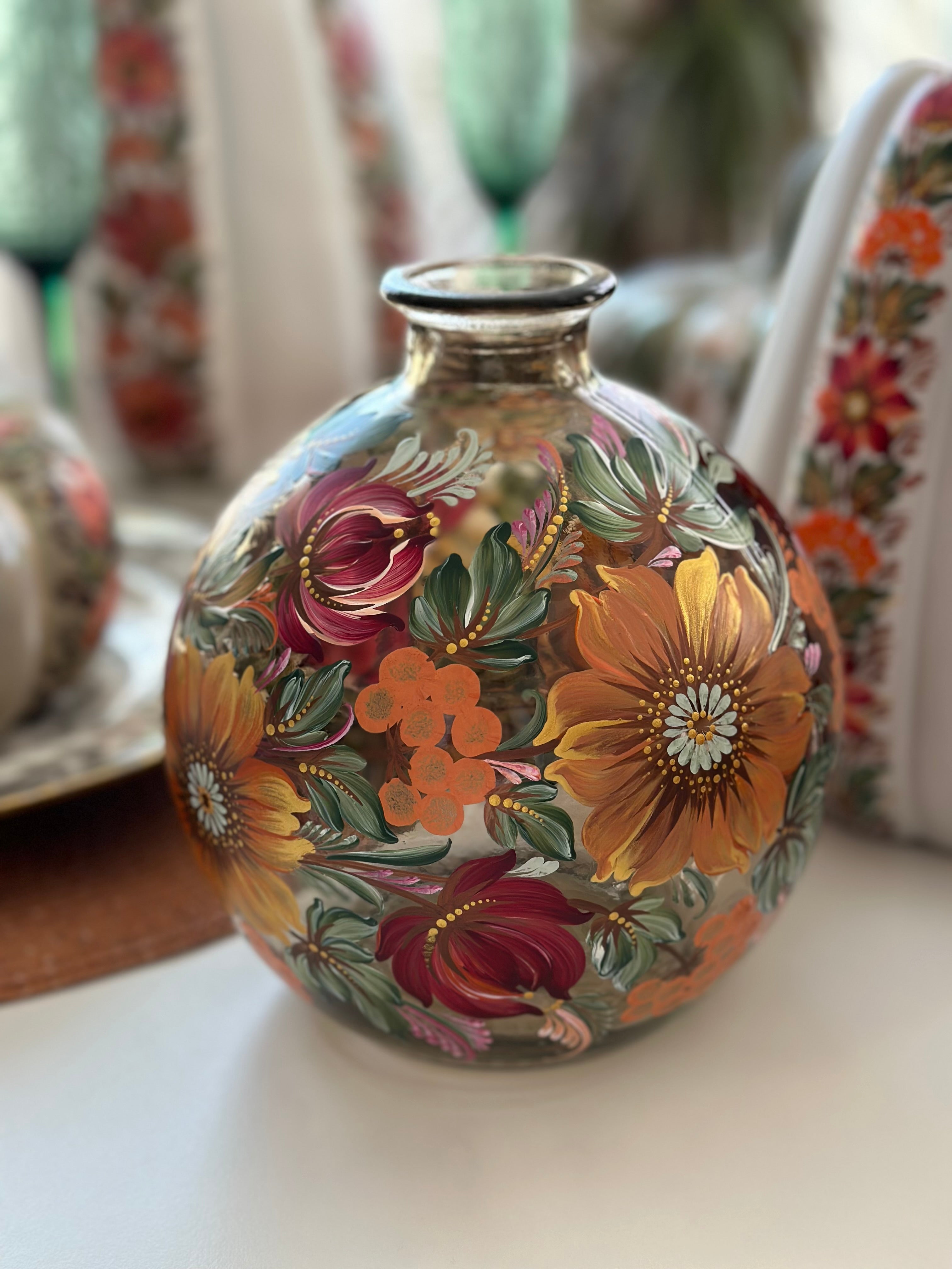 Golden Bloom Vase