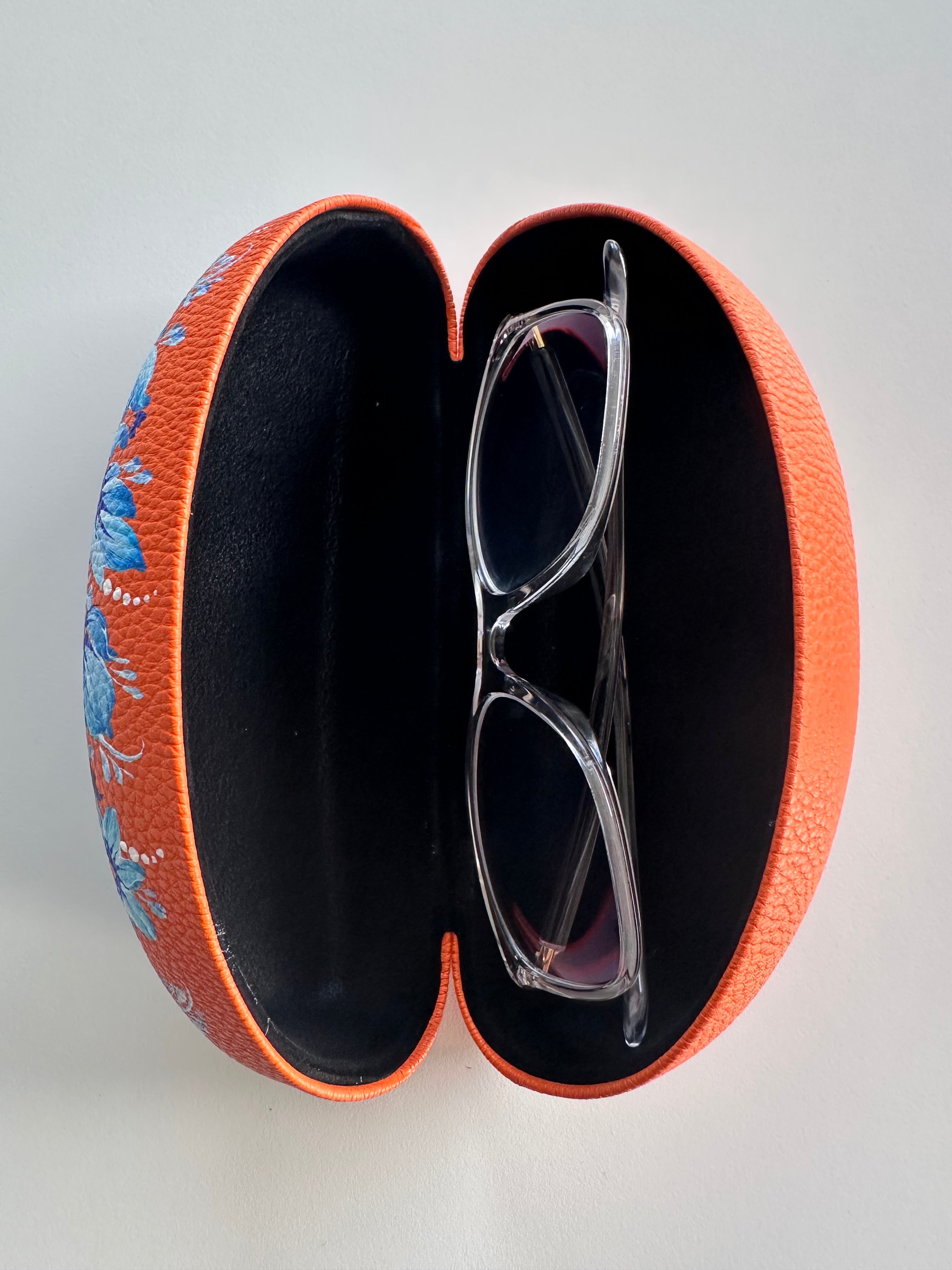 Blueberry Honey – Hand-Painted Eyeglass Case