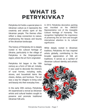 Petrykivka Art Practice Guide "Kalyna"