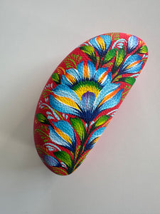 Sky Bloom – Hand-Painted Eyeglass Case