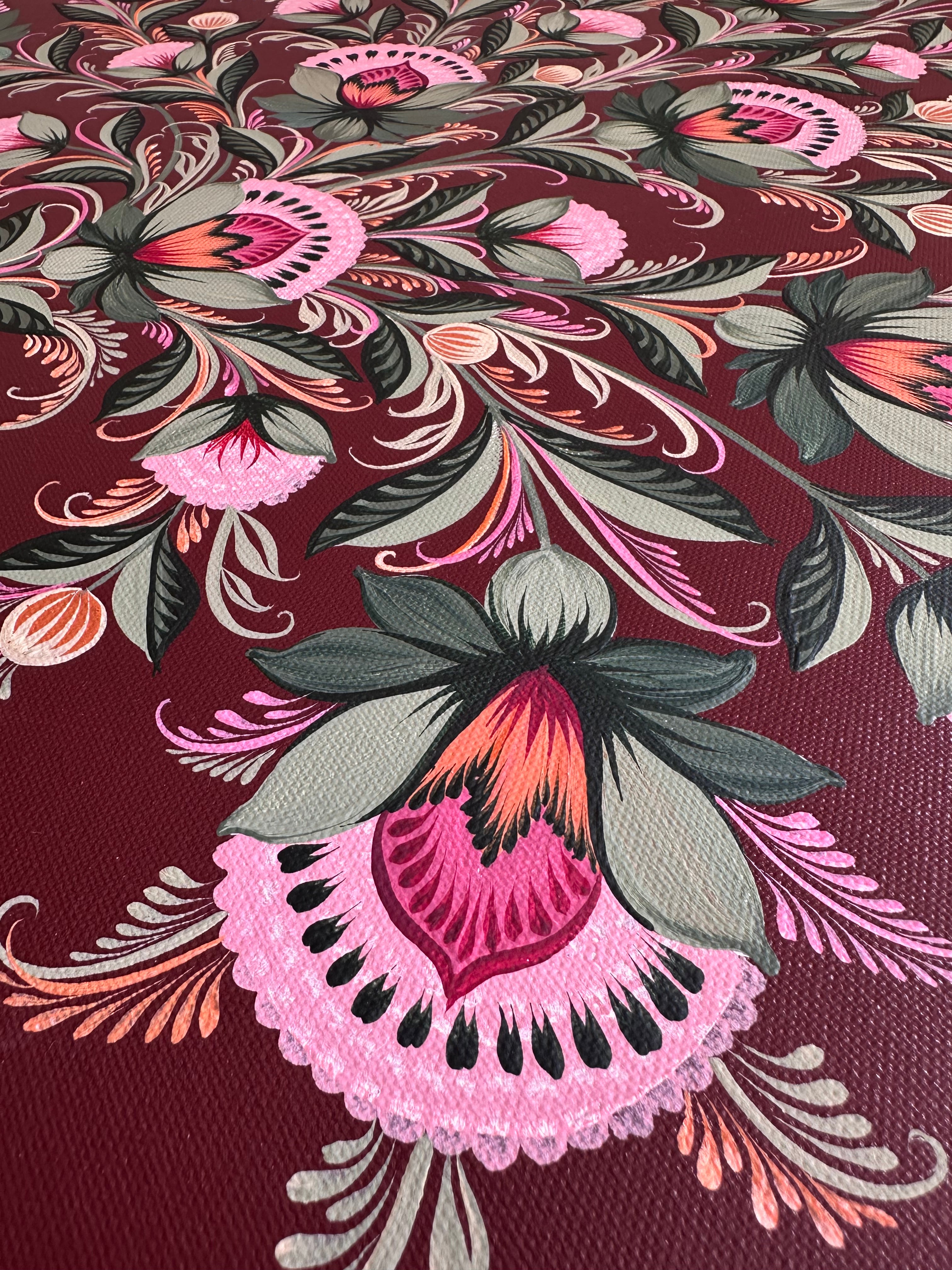 ROYAL THISTLE - 24 in x 24 in (61 cm x 61 cm)