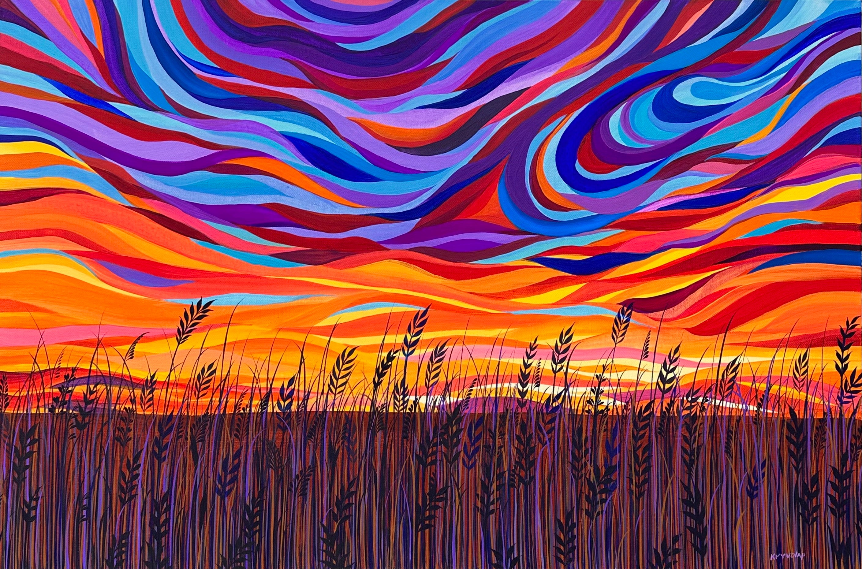SUNDOWN SYMPHONY - 24 in x 36 in (61 cm x 92 cm)