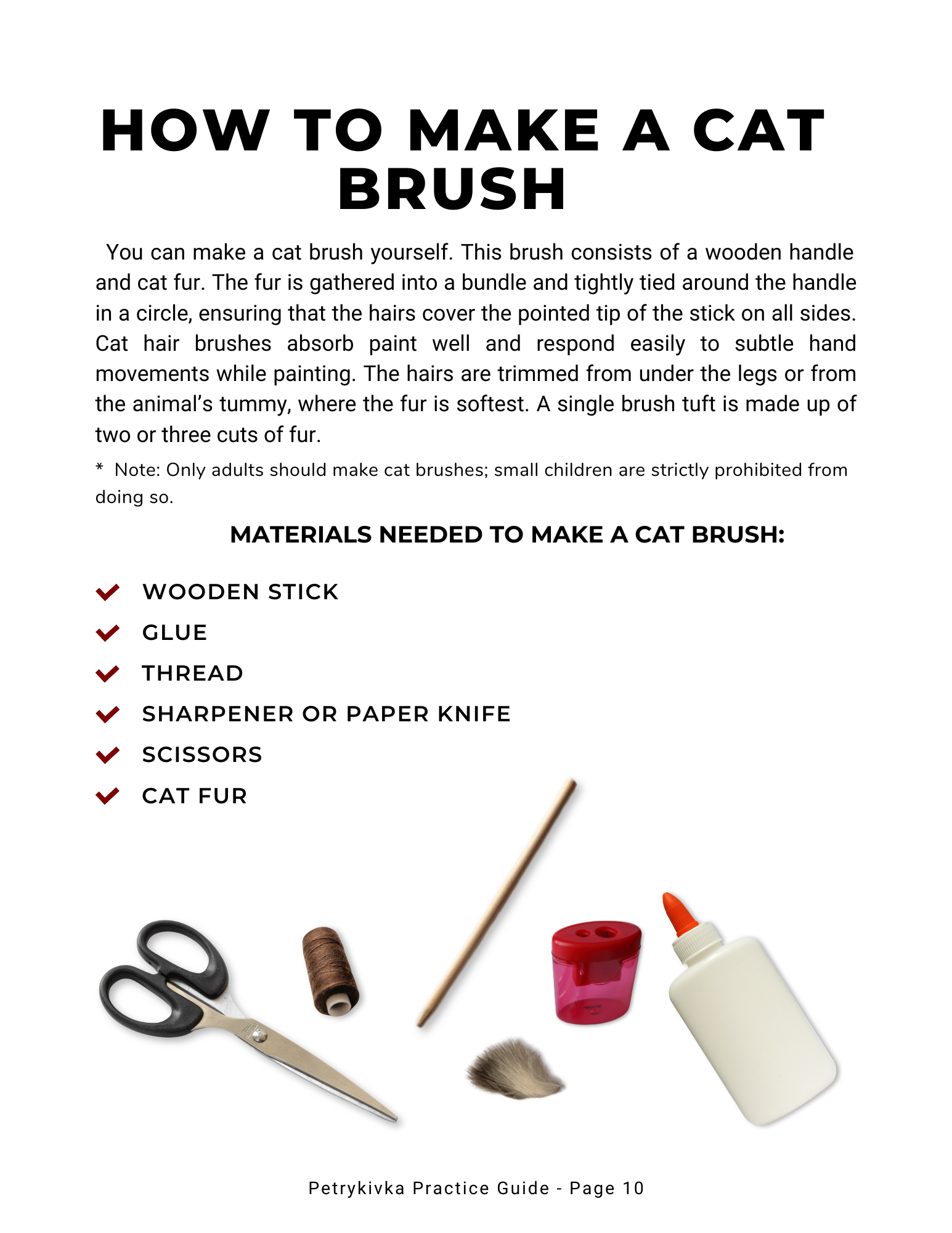 Cat Brush Practice Guide No.1