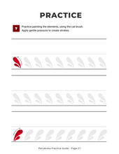 Cat Brush Practice Guide No.1