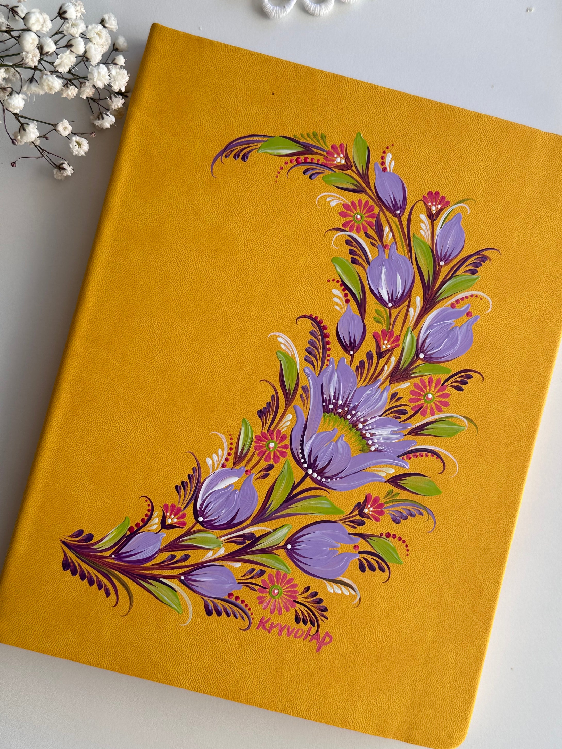 Notebook Golden Bloom