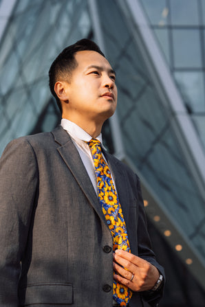 Heritage Flame — Silk Tie