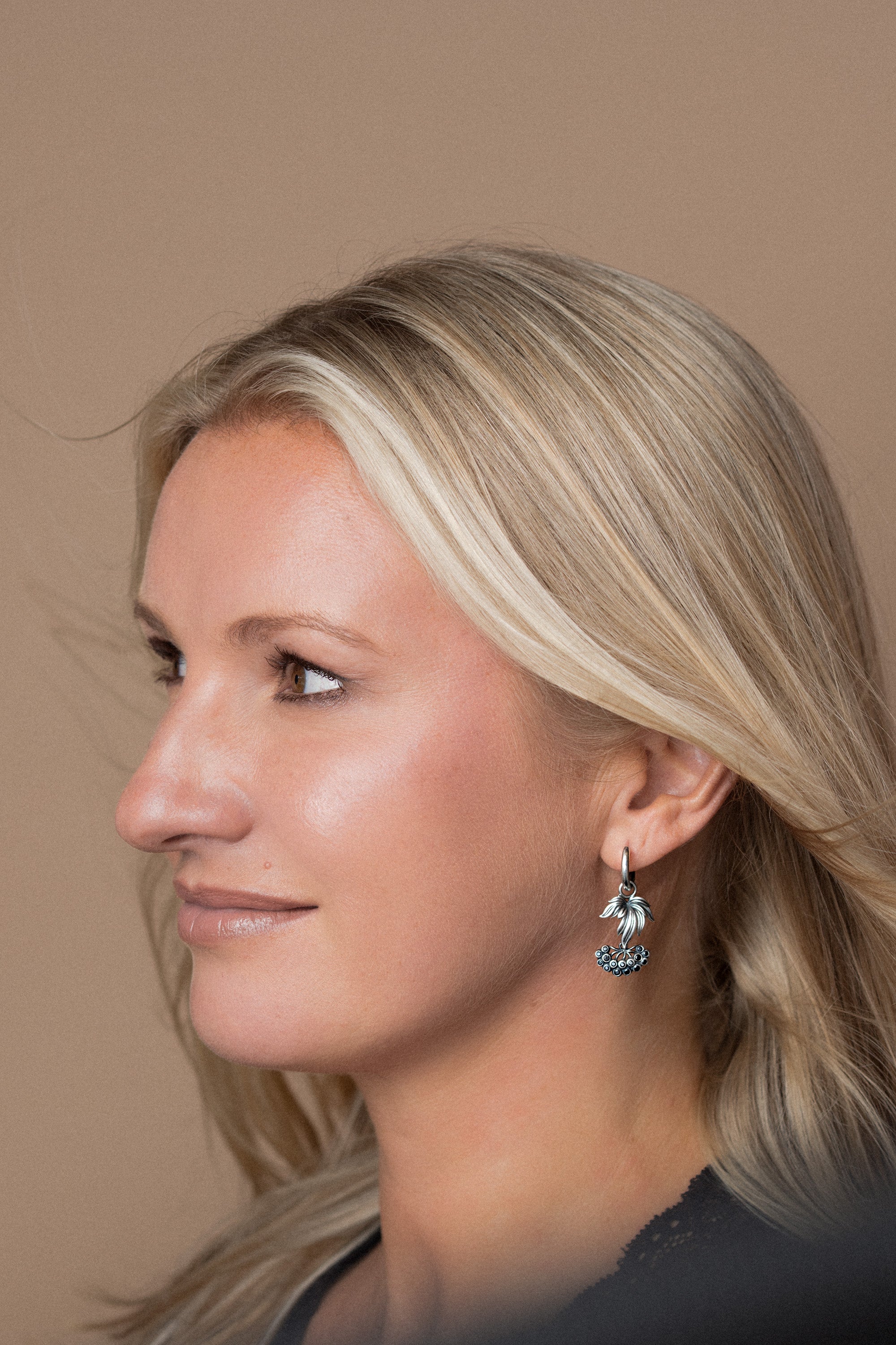 Kalyna Black Diamond Earrings