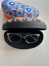 Golden Flame – Hand-Painted Eyeglass Case