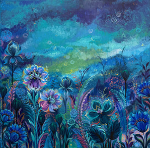 THE SECRET MEADOW - 18 in x 18 in (45.7 cm x 45.7 cm)