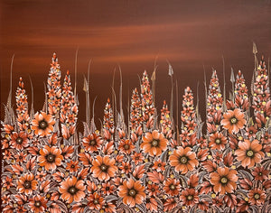 TERRACOTTA GARDEN - 24 in x 30 in (61 cm x 76.2 cm)