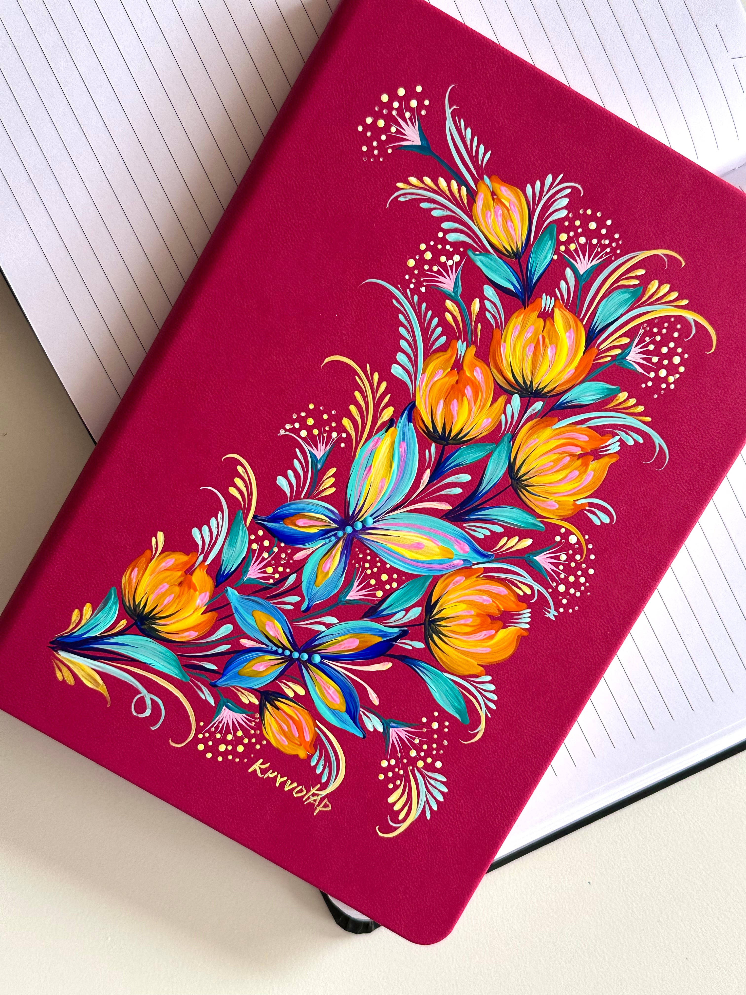 Bloom Notebook Butterfly Bloom — Notebook – Kateryna Kryvolap