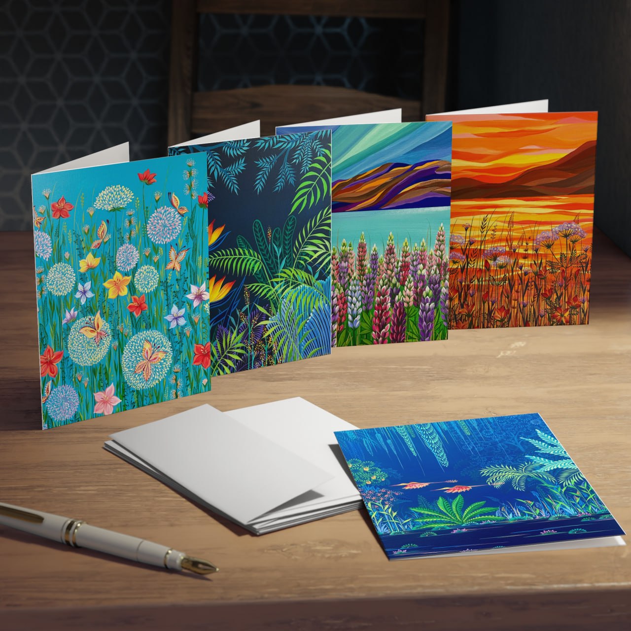 Set of 5 Postcards 