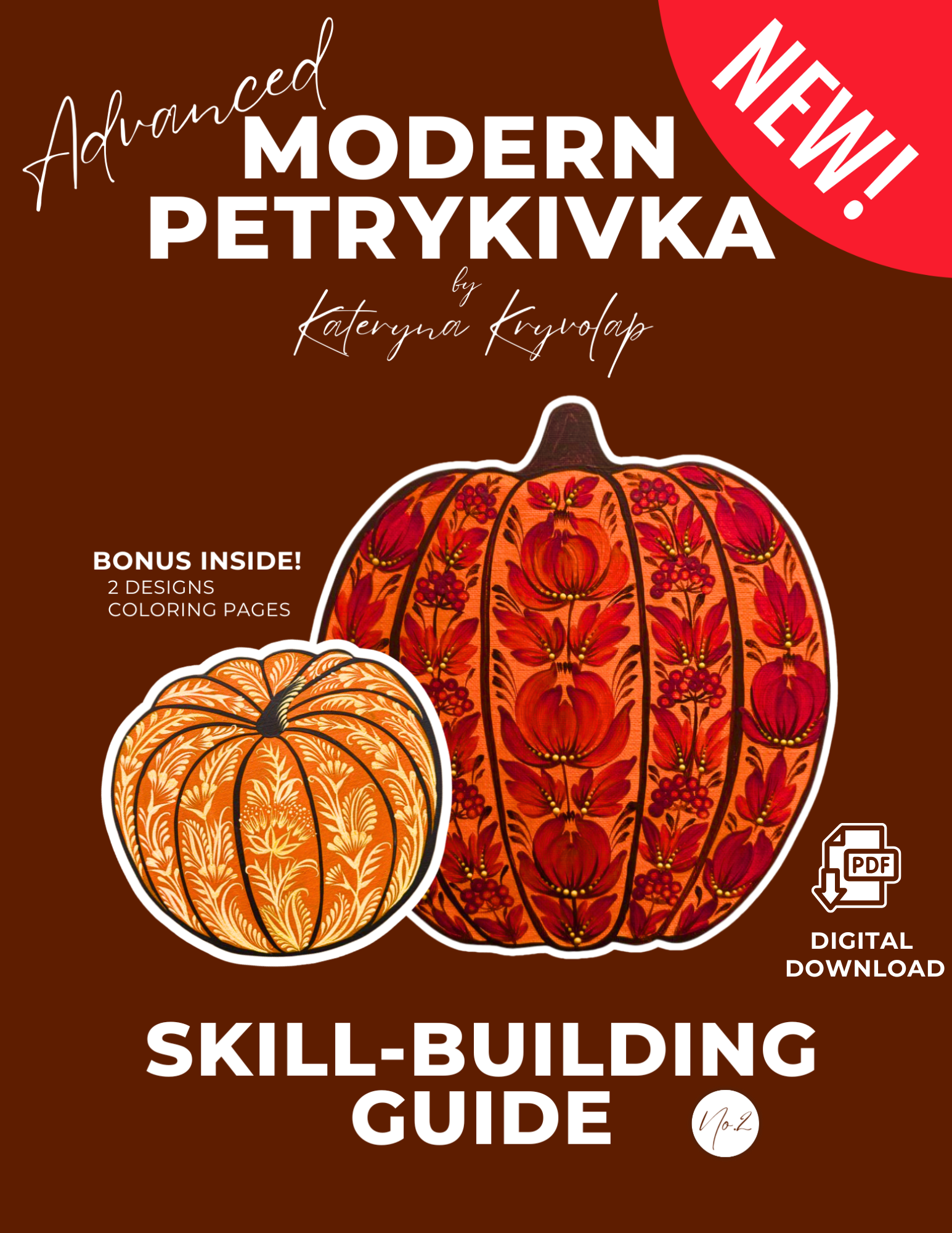 Advanced Modern Petrykivka – Thanksgiving Skill-Building Guide No.2