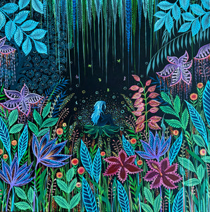 THE GARDEN WITHIN - 24 in x 24 in (61 cm x 61 cm)