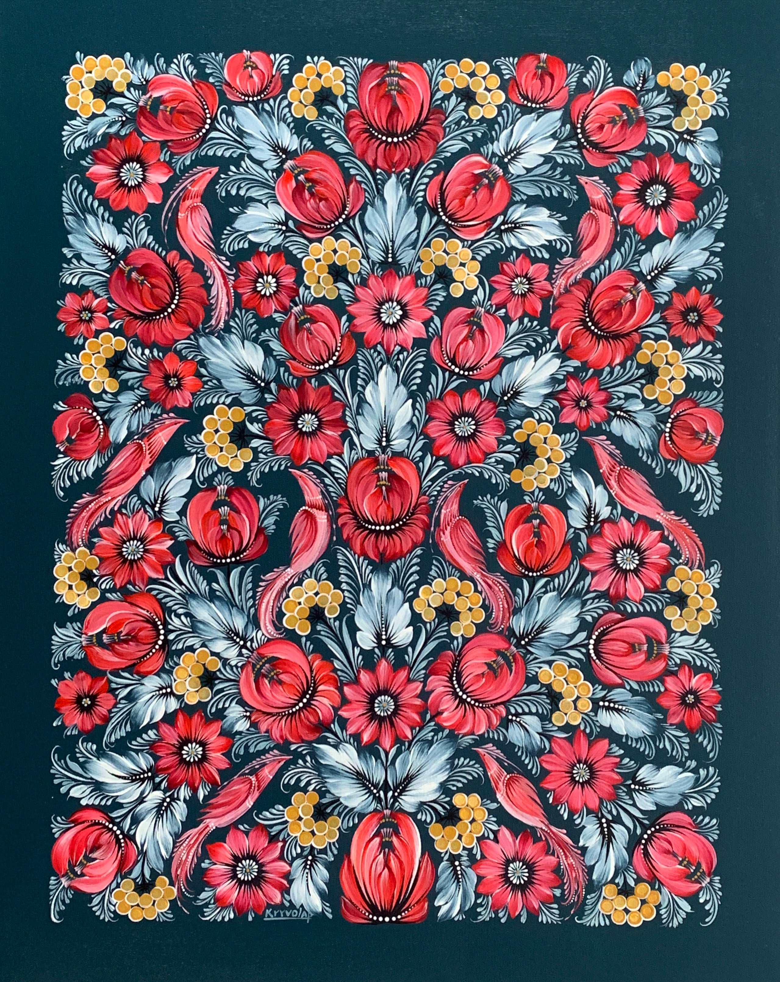 FAMILY TIES - 24 in x 30 in (61 cm x 76.2 cm)