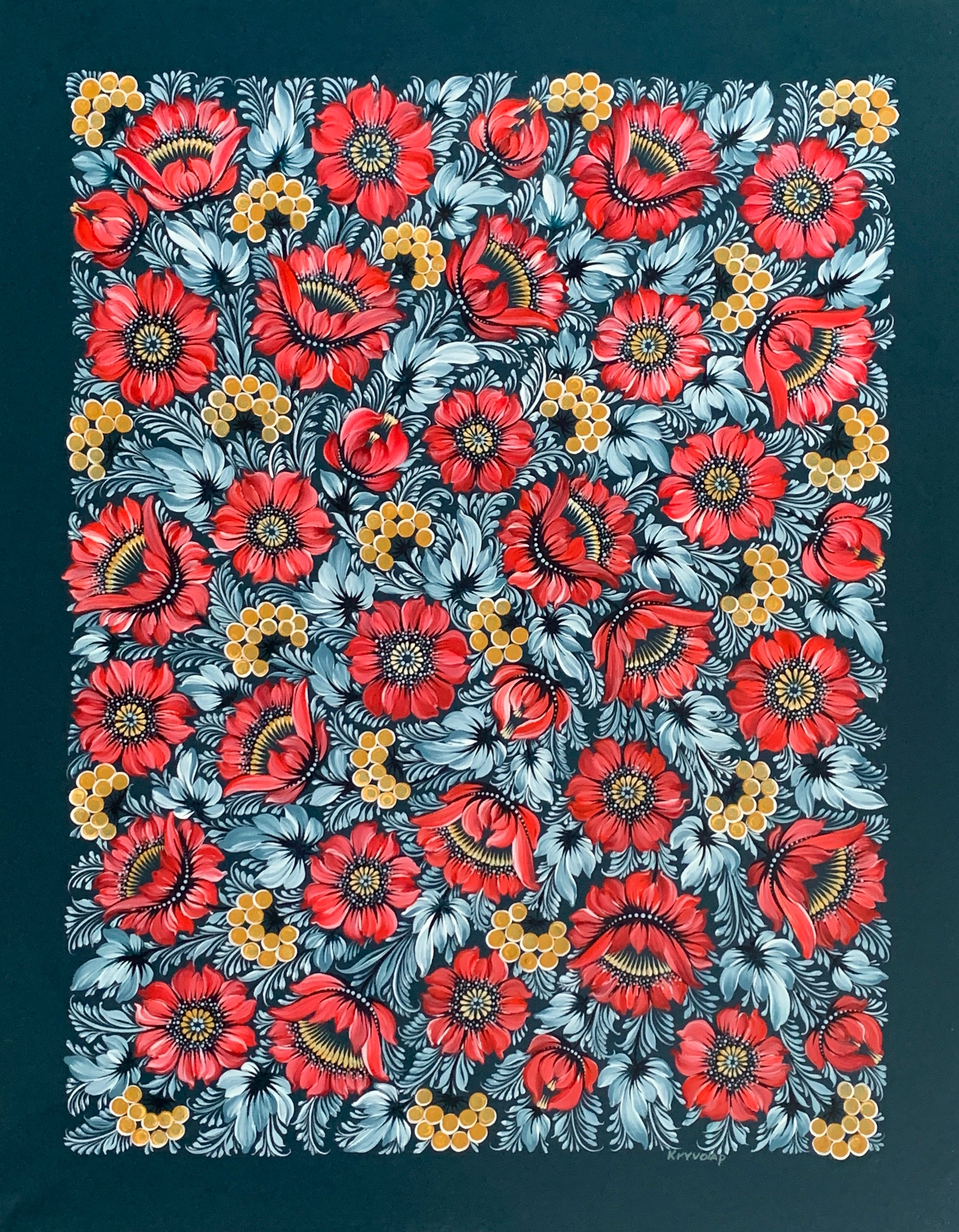 SPRING SPROUTS  - 24 in x 30 in (61 cm x 76.2 cm)