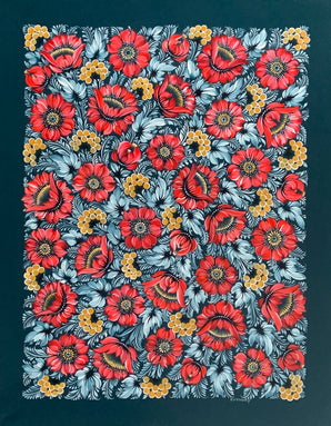 SPRING SPROUTS - 24 in x 30 in (61 cm x 76.2 cm)