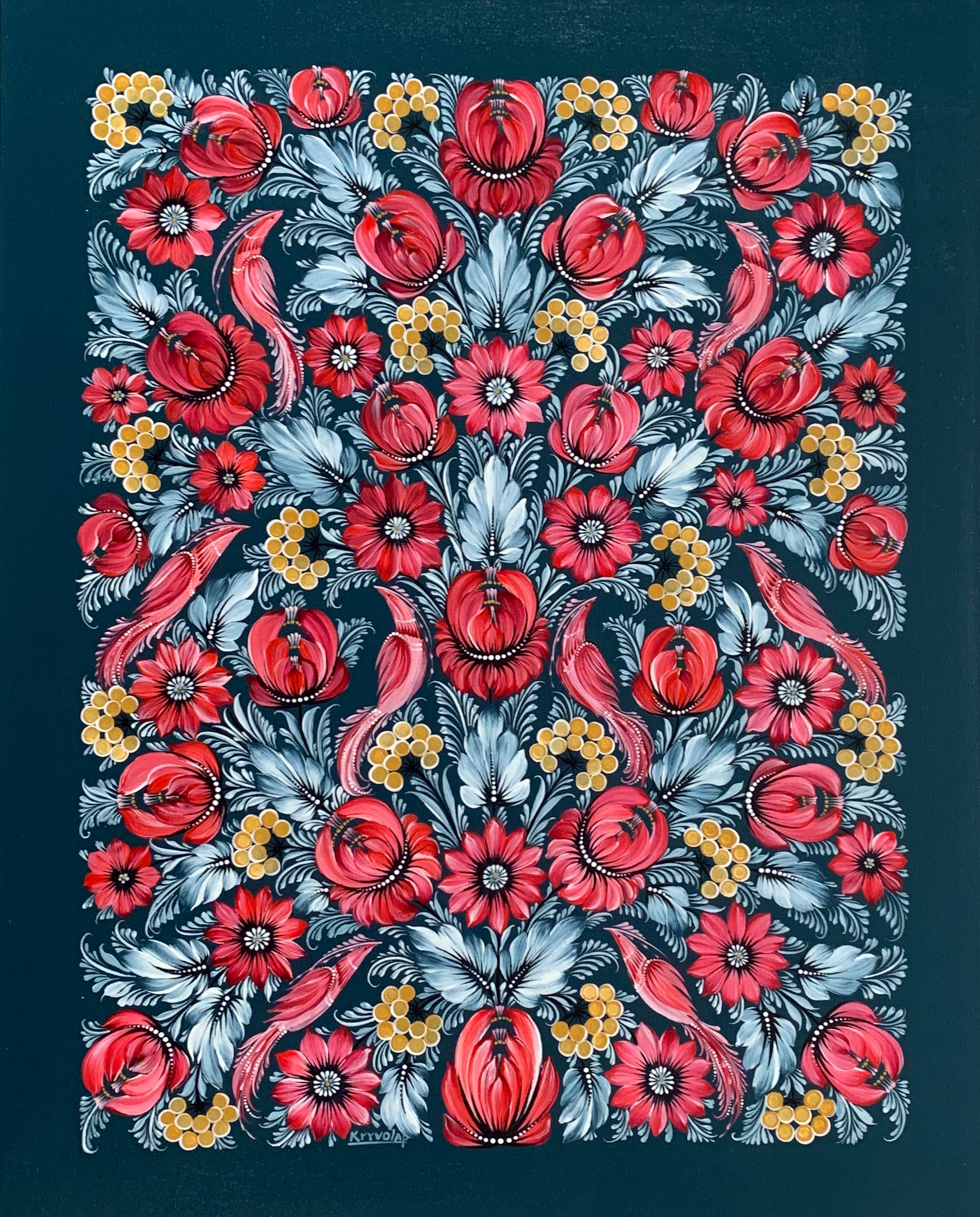 FAMILY TIES - 24 in x 30 in (61 cm x 76.2 cm)