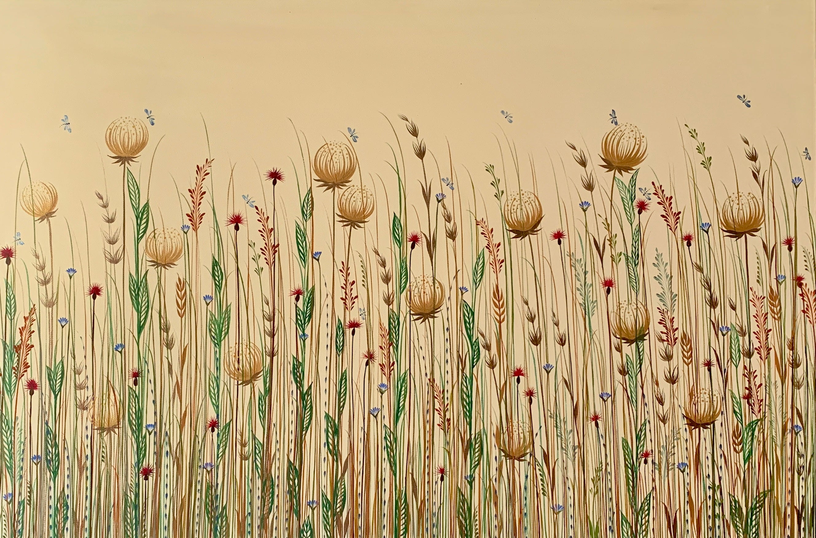 GOLDEN STRAWS II - 24 in x 36 in (61 cm x 92 cm)