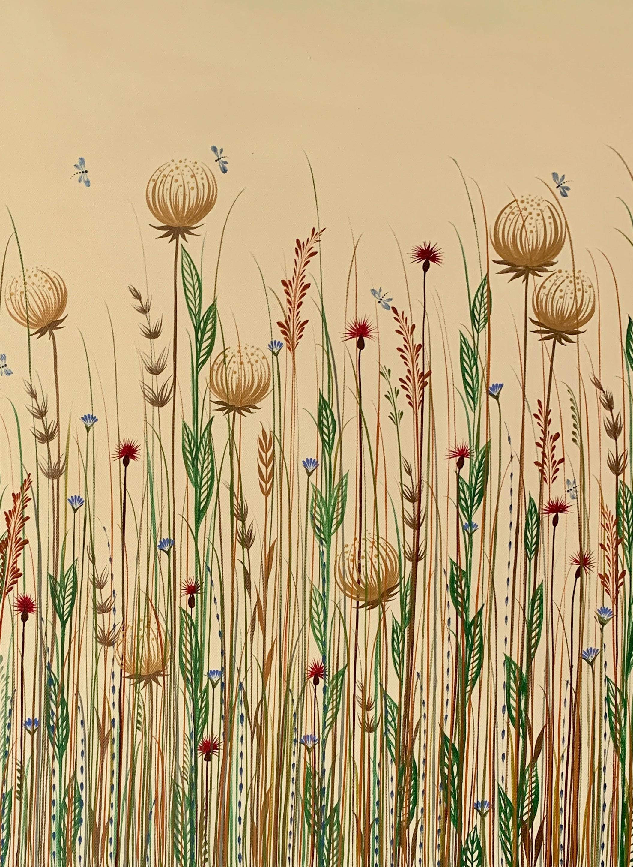 GOLDEN STRAWS II - 24 in x 36 in (61 cm x 92 cm)