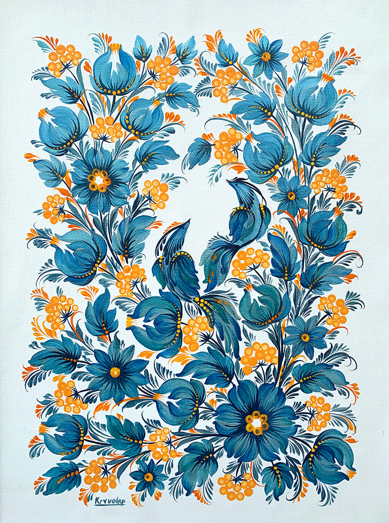CALM AND FROSTY - 16 in x 20 in (41 cm x 51 cm)