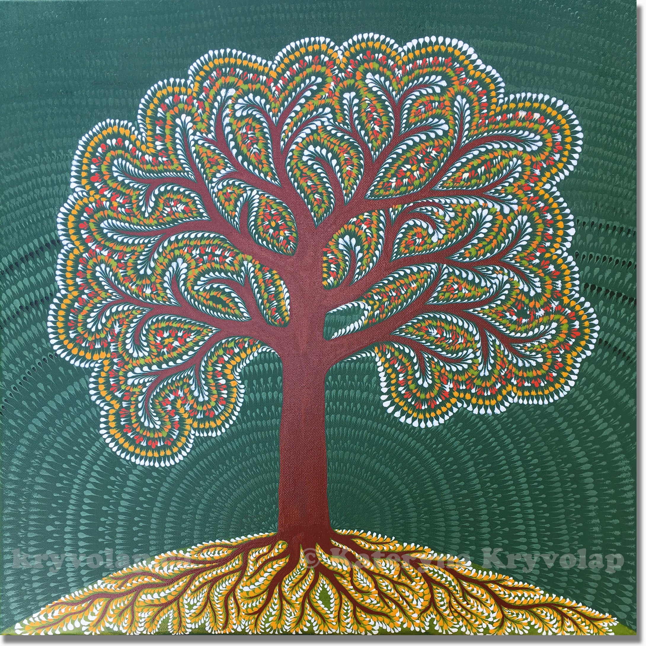 STRONG ROOTS -  20 in x 20 in (50.8 cm x 50.8 cm)