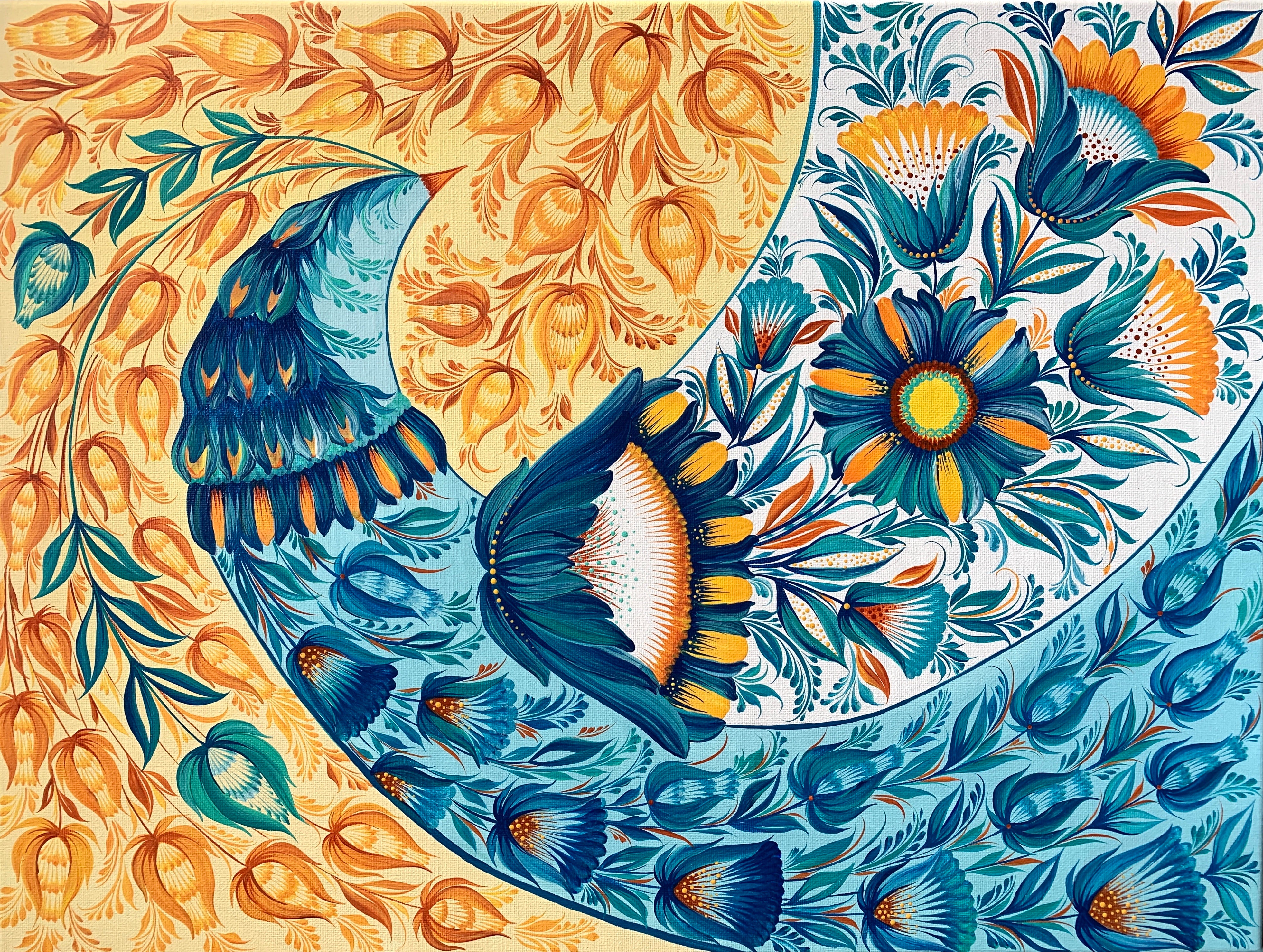 FLYING HOPE - 18 in x 24 in (45.7 cm x 61cm)