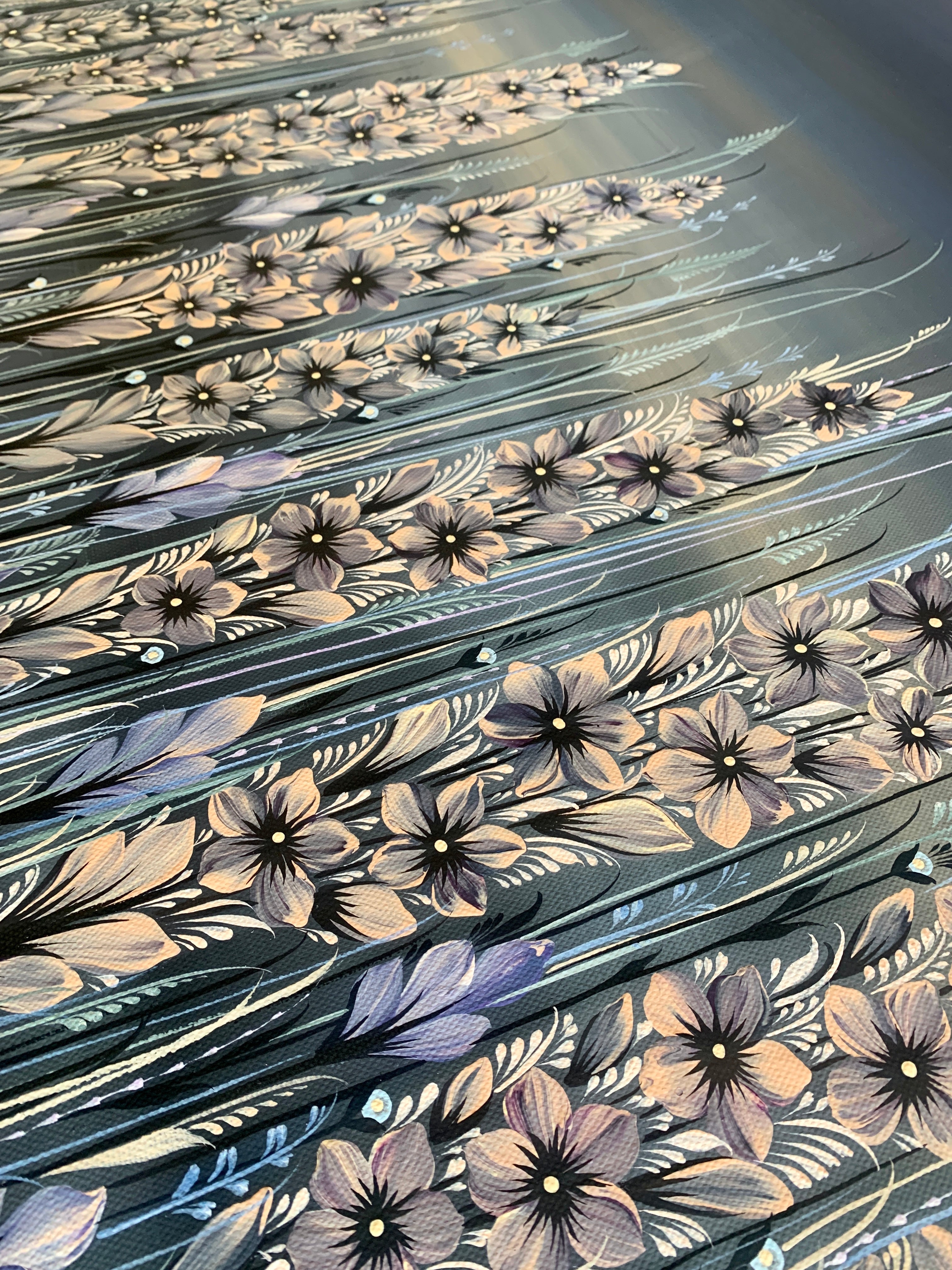 MIDNIGHT TREASURES - 24 in x 36 in (61 cm x 92 cm)