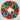 PETRYKIVKA CIRCLE - 12 in x 12 in (30.4 cm x 30.4 cm)