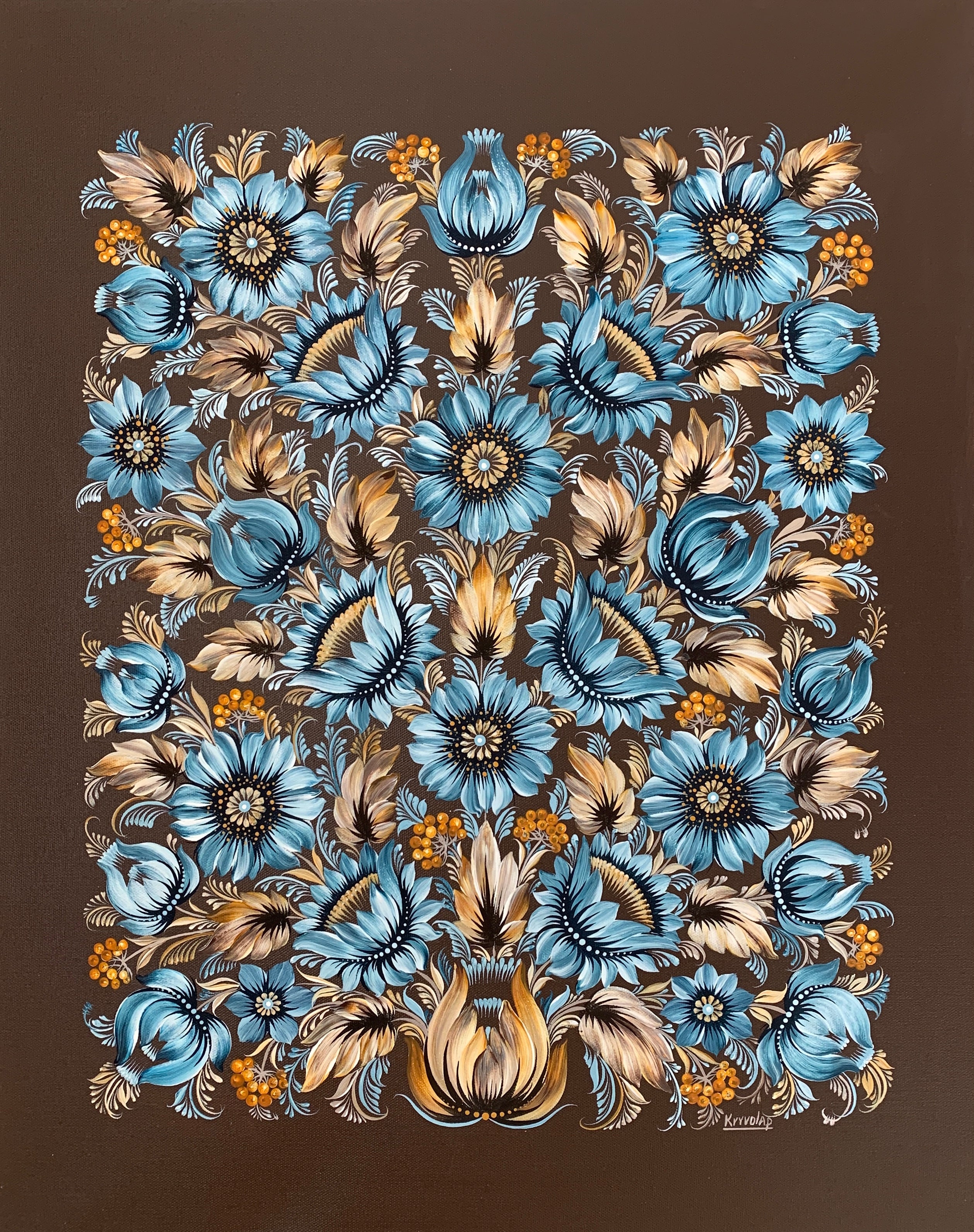 TENDER SHOOTS OF SPRING THREE - 22 in x 28 in (55.9 cm x 71 cm)