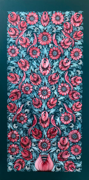 CRIMSON TAPESTRY - 24 in x 48 in (61 cm x 122 cm)