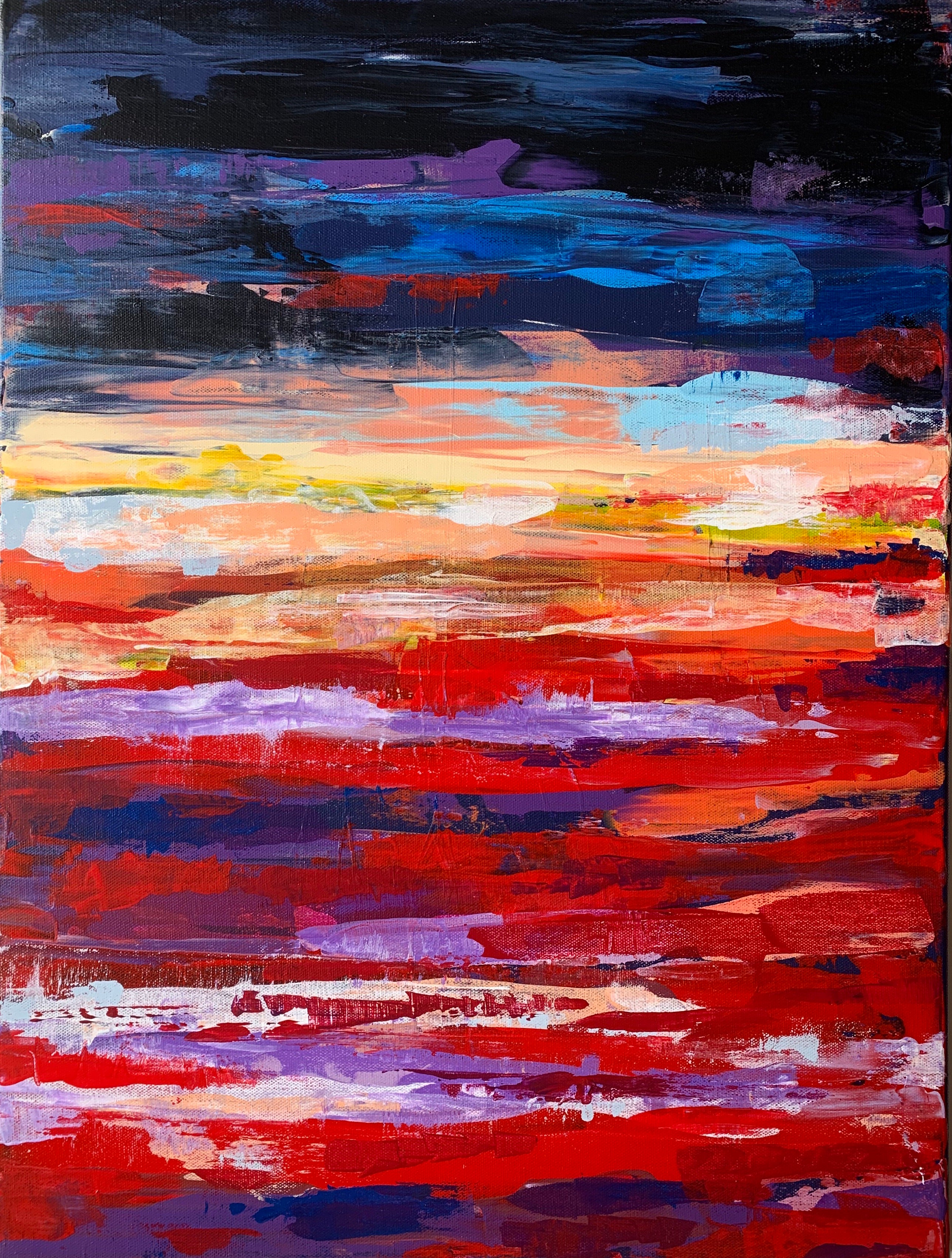 SUNRISE TWO - 18 in x 24 in (45.7 cm x 61 cm)