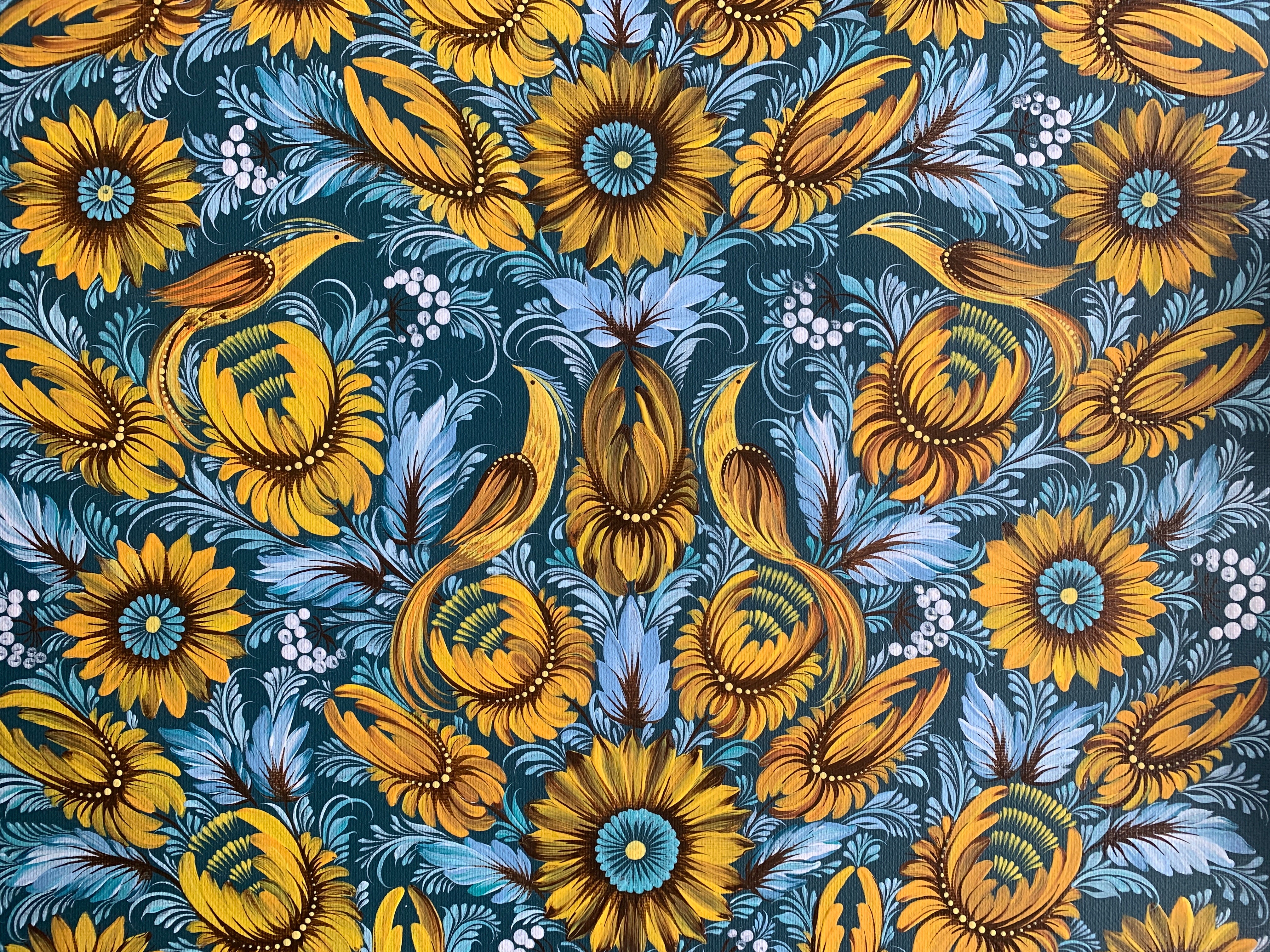 FLOWER POETRY - 18 in x 24 in (45.7 cm x 61 cm)