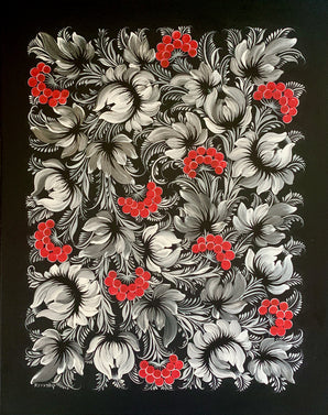 THROUGH THE ASHES - 16 in x 20 in (40.6 cm x 50.8 cm)