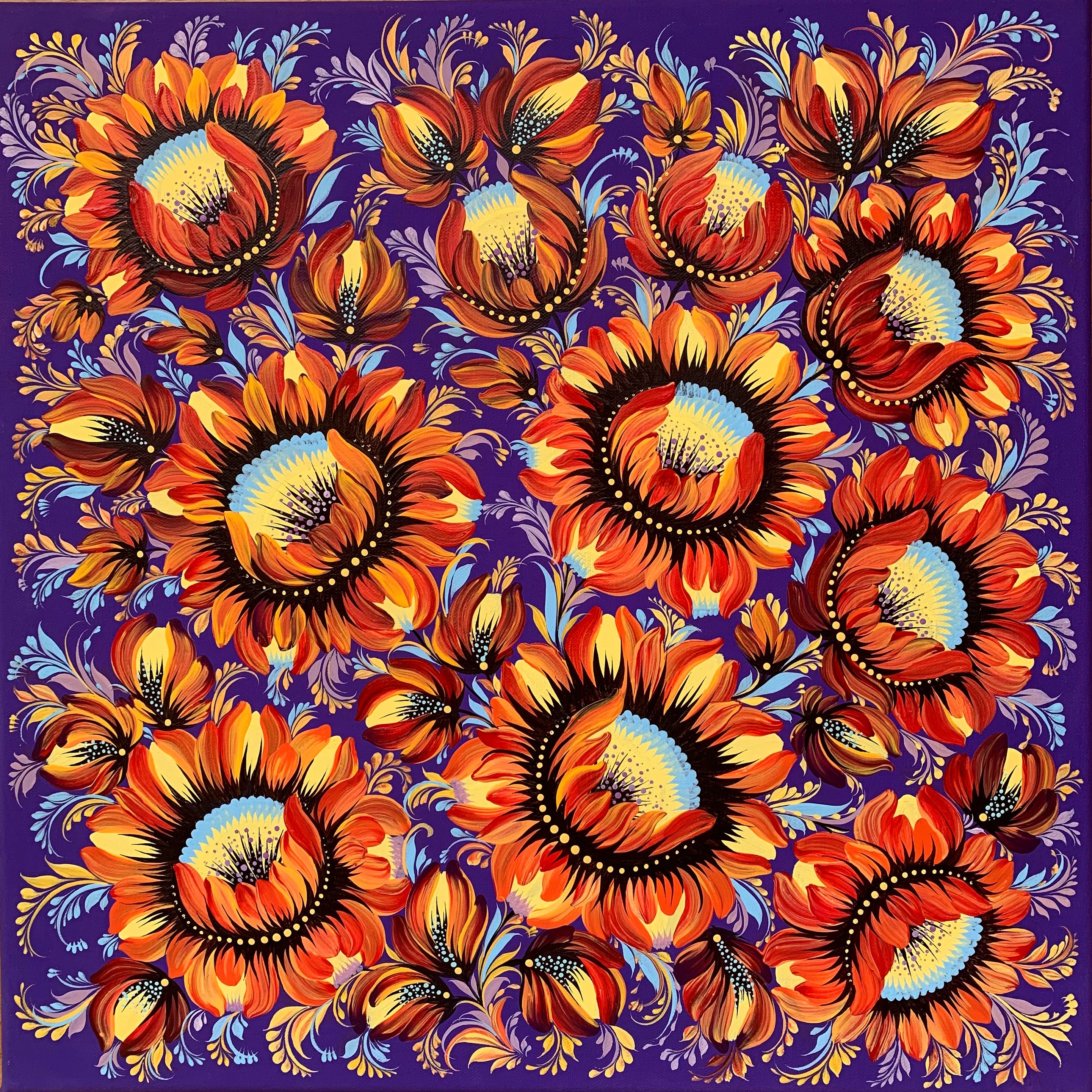 OPTIMISM - 20 in x 20 in (50.8 cm x 50.8 cm)