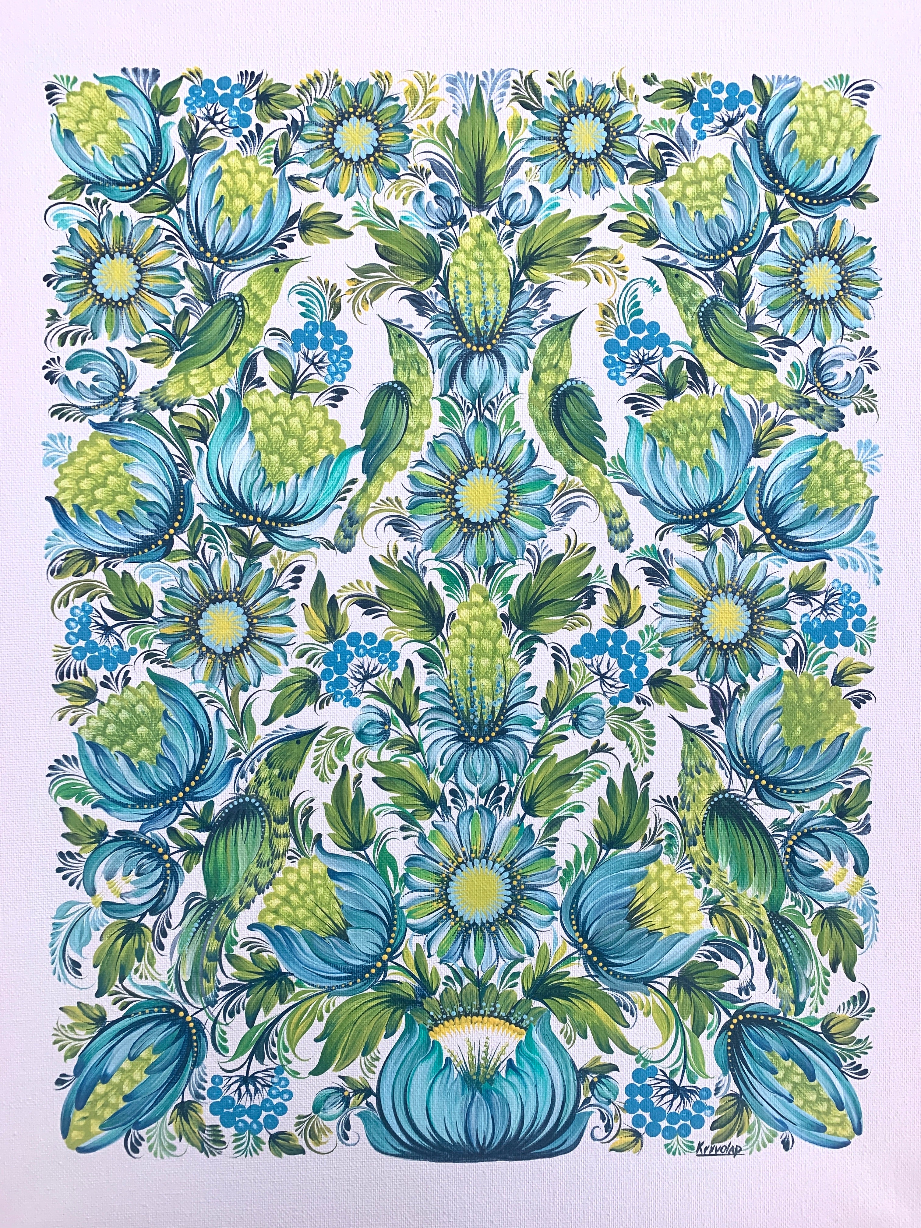 FLOWER POETRY 2 - 16 in x 20 in (40.6 cm x 50.8 cm)