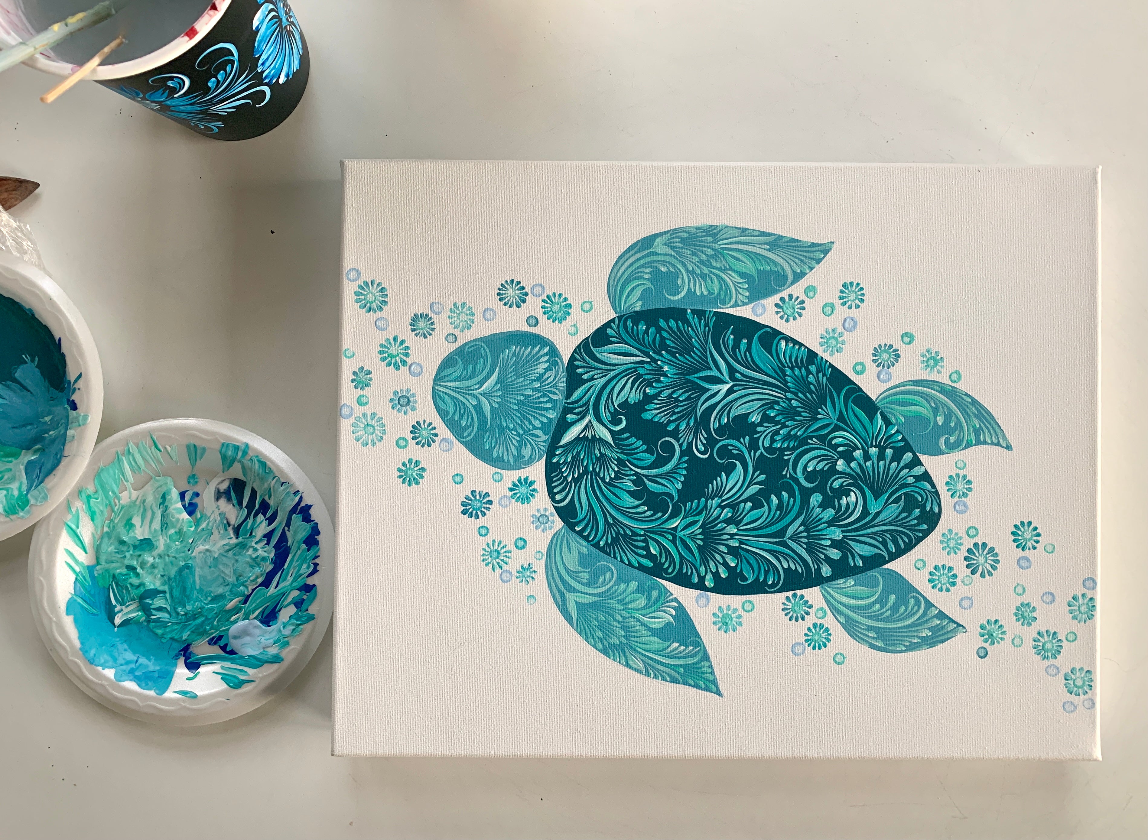 TURTLE - 11 in x 14 in (28 cm x 35.6 cm)
