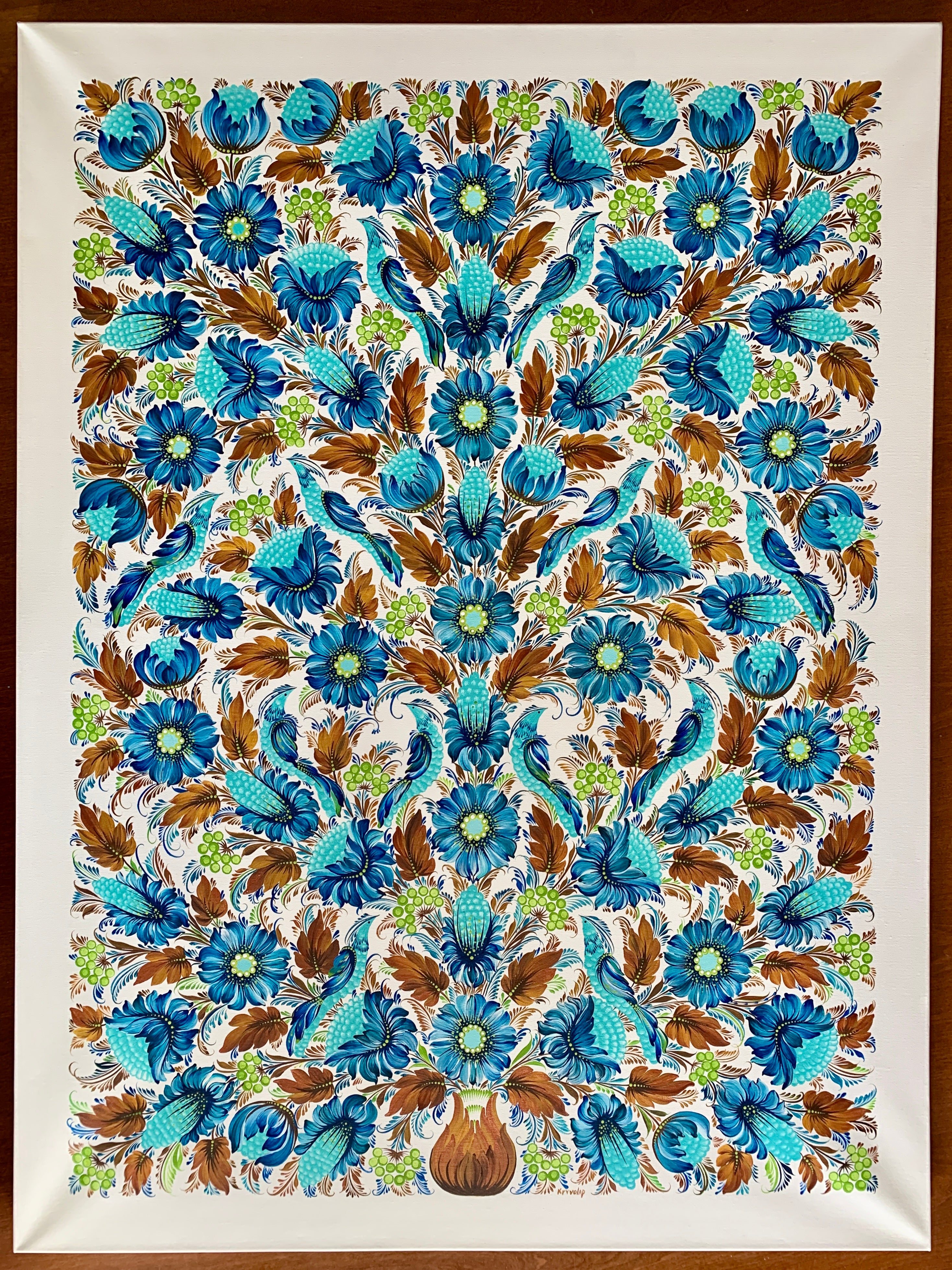 TREE OF LIFE JOY - 36 in x 48 in (92 cm x 122 cm)