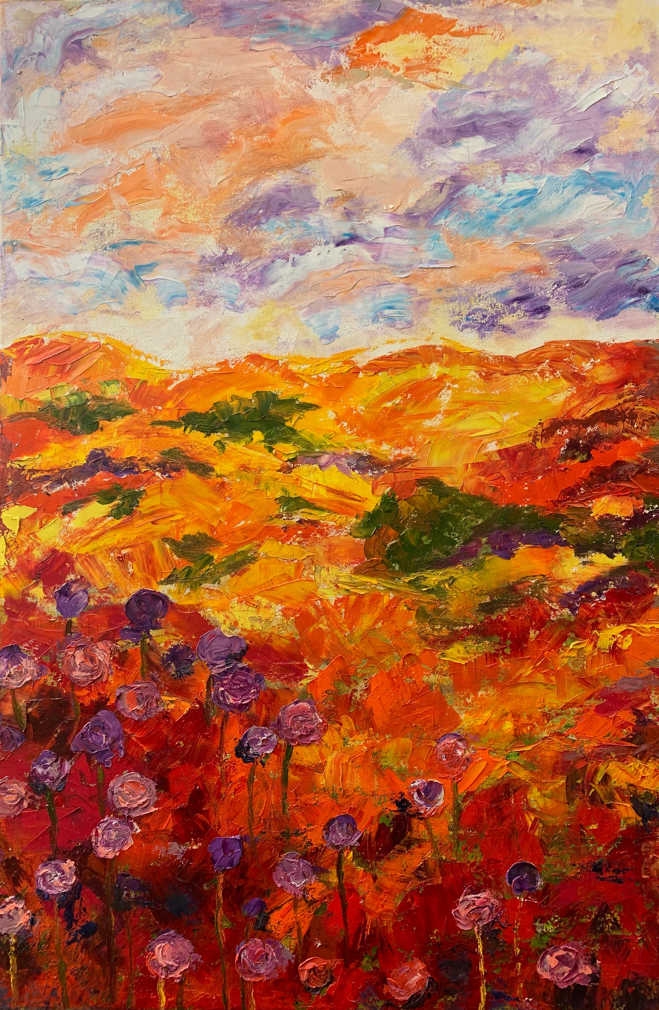 SUMMERSIDE VALLEY - 24 in x 36 in (60.9 cm x 91.4 cm)