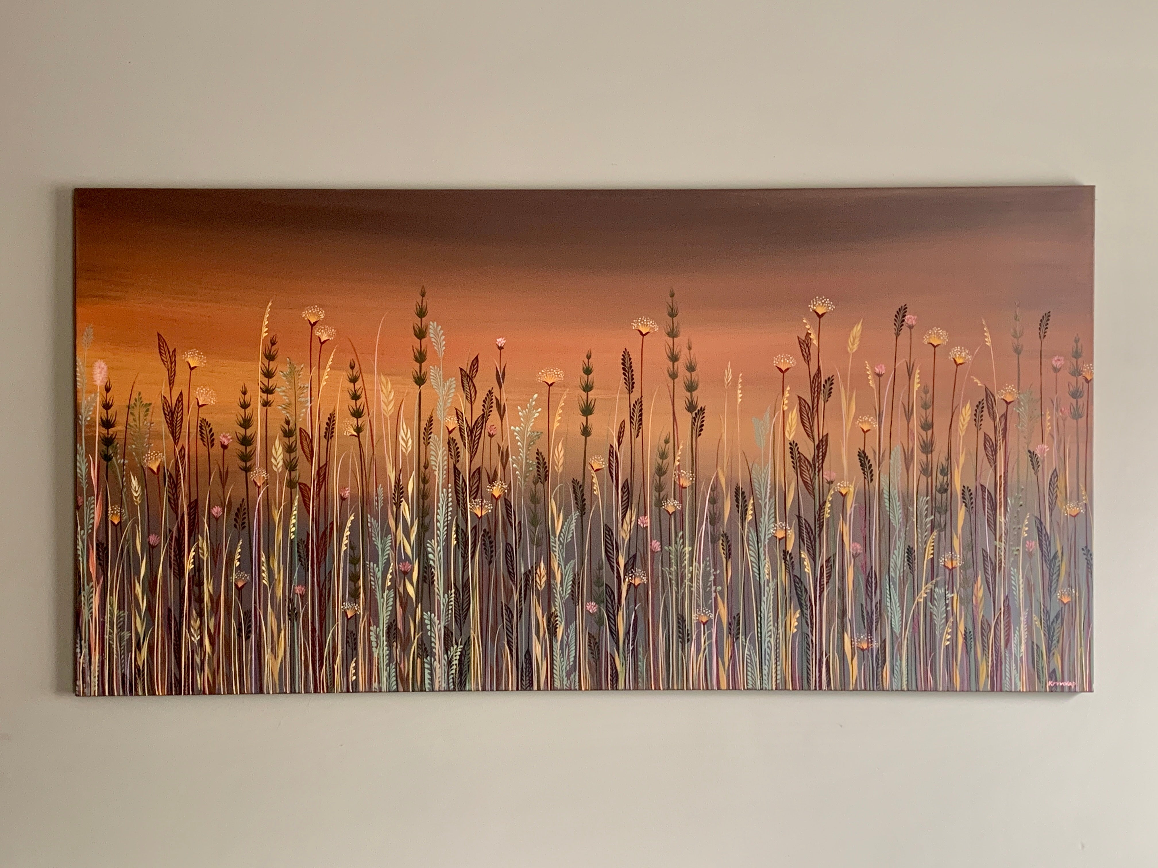 BRONZE DAWN TWO - 24 in x 48 in (61 cm x 122 cm)