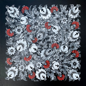 RHAPSODY IN LAMENTATION AND HOPE - 24 in x 24 in (61 cm x 61 cm)